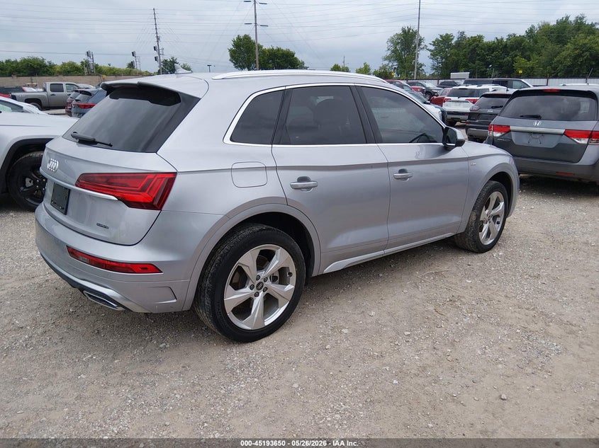 2022 Audi Q5 VIN WA1EAAFY2N2081529 IAAI salvage auction — HAIL, Clear (Missouri), sold $14,550 on 2026-07-20 (photo 4)