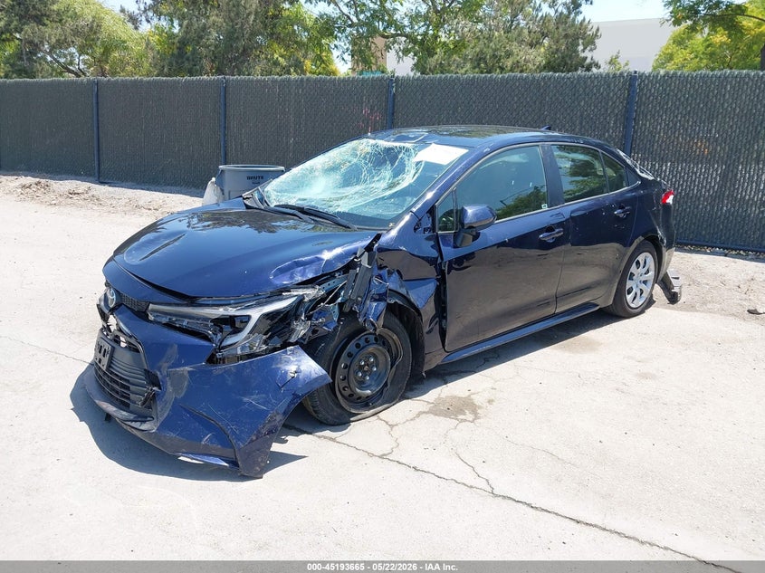2026 Toyota VIN JTDBCMFE1T3127899 IAAI salvage auction — FRONT END, Salvage (California), sold $4,375 on 2026-07-20 (photo 2)