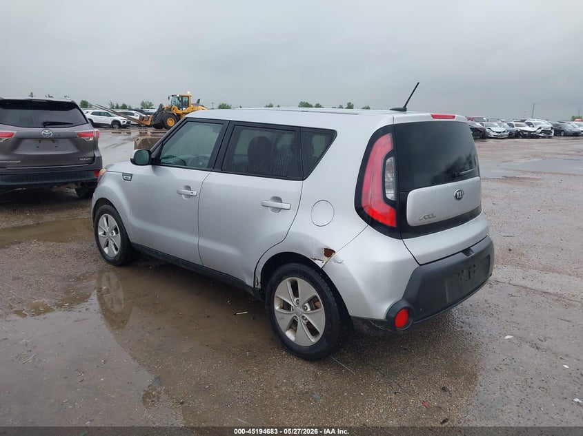 2015 Kia Soul VIN KNDJN2A23F7786801 IAAI salvage auction — FRONT END, Salvage Title, sold $400 on 2026-07-22 (photo 3)