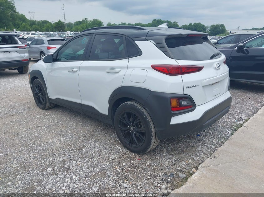 2019 Hyundai Kona VIN KM8K62AAXKU371748 IAAI salvage auction — HAIL, Clear (Missouri), sold $5,500 on 2026-07-13 (photo 3)