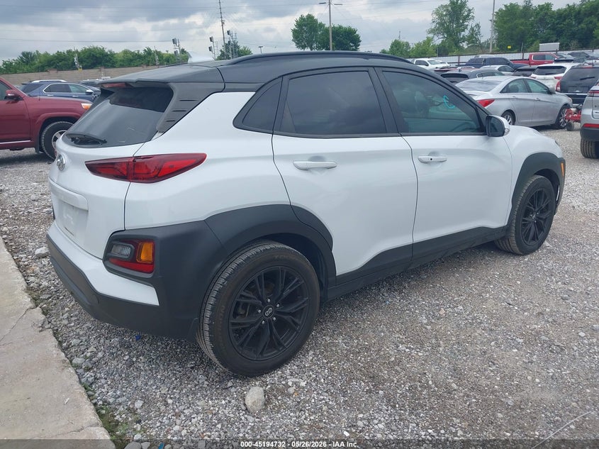 2019 Hyundai Kona VIN KM8K62AAXKU371748 IAAI salvage auction — HAIL, Clear (Missouri), sold $5,500 on 2026-07-13 (photo 4)