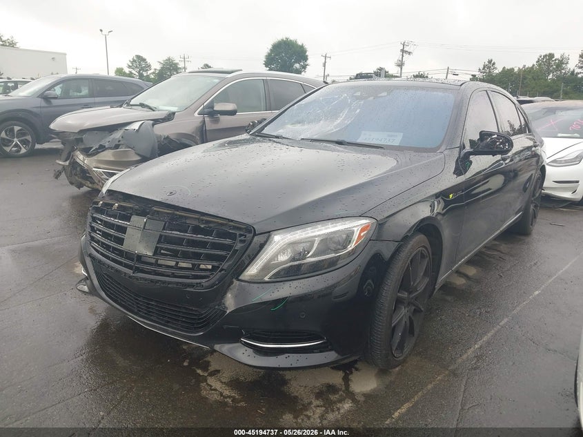 2016 Mercedes-benz S class VIN WDDUG8FB2GA210873 IAAI salvage auction — FRONT END, Salvage (Idaho), sold $6,150 on 2026-07-13 (photo 2)