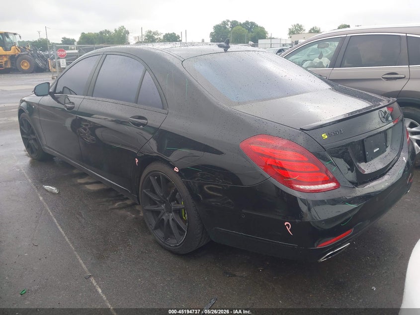 2016 Mercedes-benz S class VIN WDDUG8FB2GA210873 IAAI salvage auction — FRONT END, Salvage (Idaho), sold $6,150 on 2026-07-13 (photo 3)