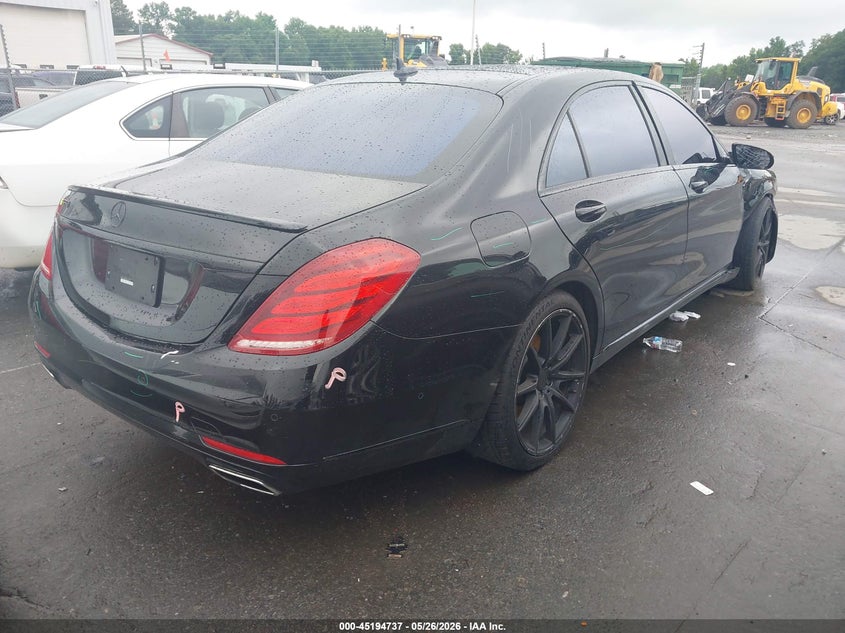 2016 Mercedes-benz S class VIN WDDUG8FB2GA210873 IAAI salvage auction — FRONT END, Salvage (Idaho), sold $6,150 on 2026-07-13 (photo 4)