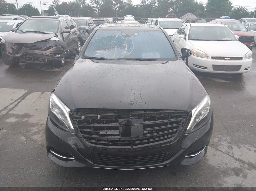 2016 Mercedes-benz S class VIN WDDUG8FB2GA210873 IAAI salvage auction — FRONT END, Salvage (Idaho), sold $6,150 on 2026-07-13 (photo 6)