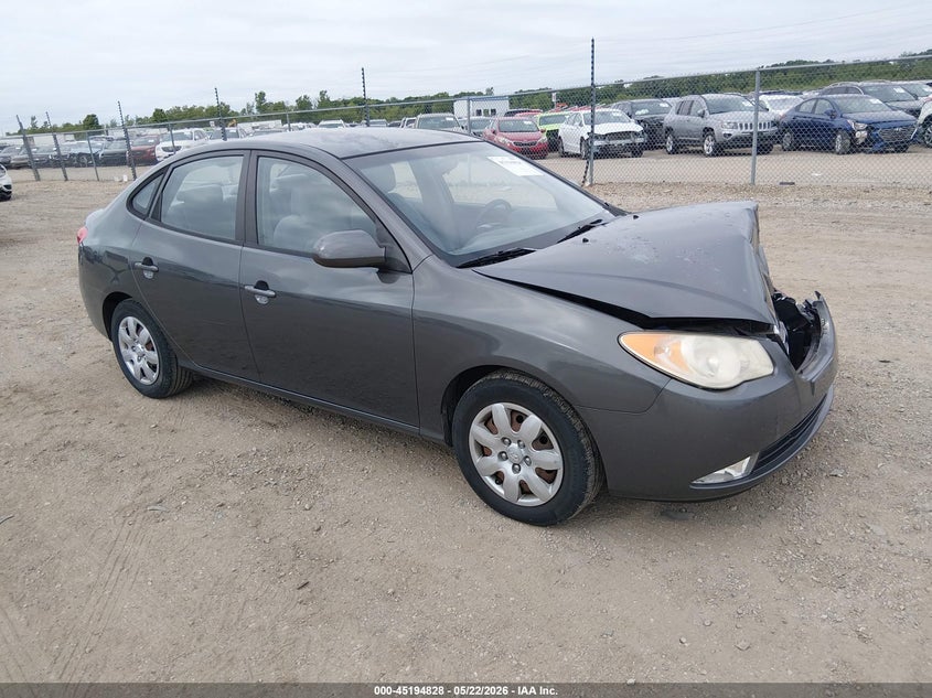 2007 Hyundai Elantra VIN KMHDU46D77U087952 IAAI salvage auction — FRONT END, Salvage (Illinois), sold $300 on 2026-07-08 (photo 1)