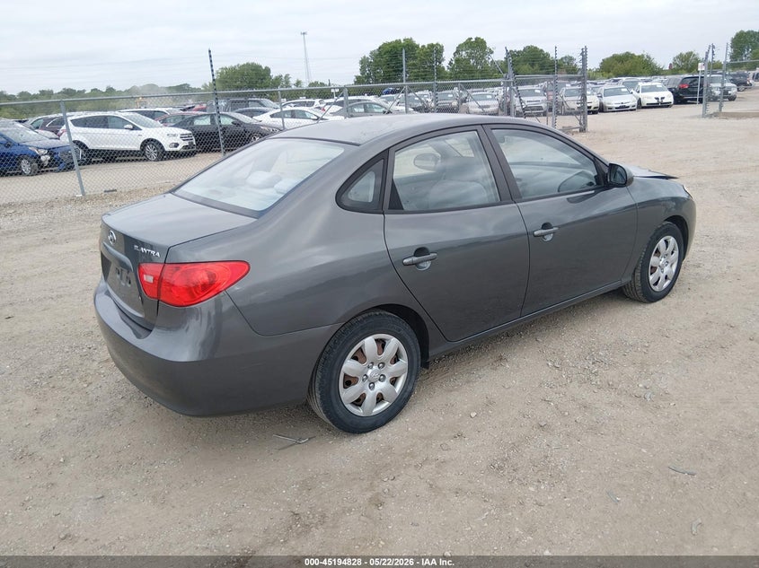 2007 Hyundai Elantra VIN KMHDU46D77U087952 IAAI salvage auction — FRONT END, Salvage (Illinois), sold $300 on 2026-07-08 (photo 4)