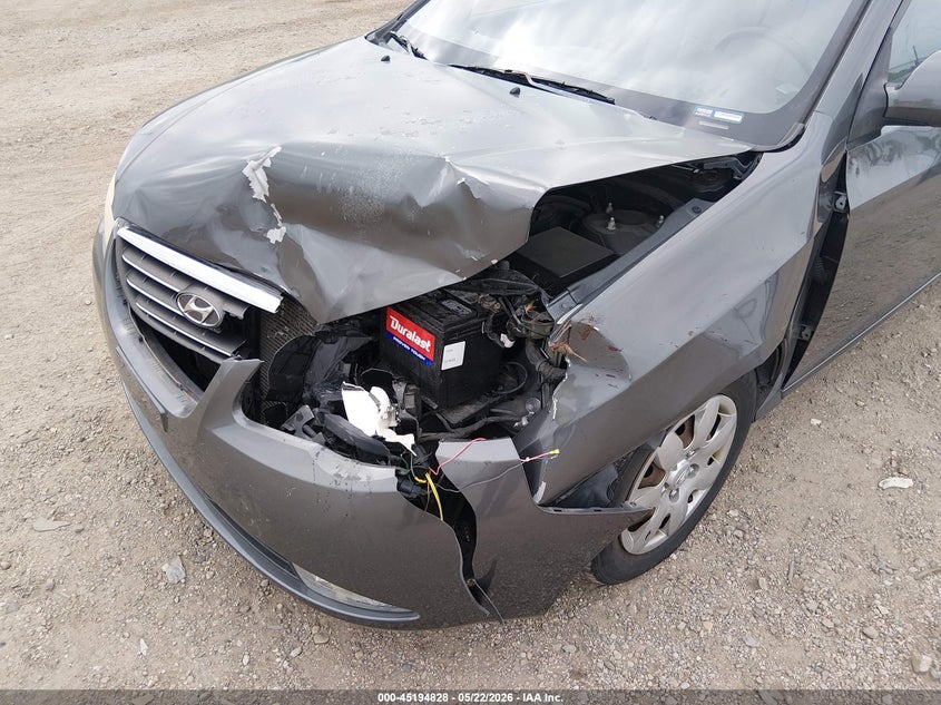 2007 Hyundai Elantra VIN KMHDU46D77U087952 IAAI salvage auction — FRONT END, Salvage (Illinois), sold $300 on 2026-07-08 (photo 6)