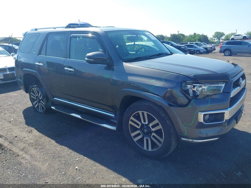2016 Toyota 4runner VIN JTEBU5JR0G5310133 IAAI salvage auction — RIGHT FRONT, Salvage Title, sold $18,700 on 2026-07-07 (photo 1)