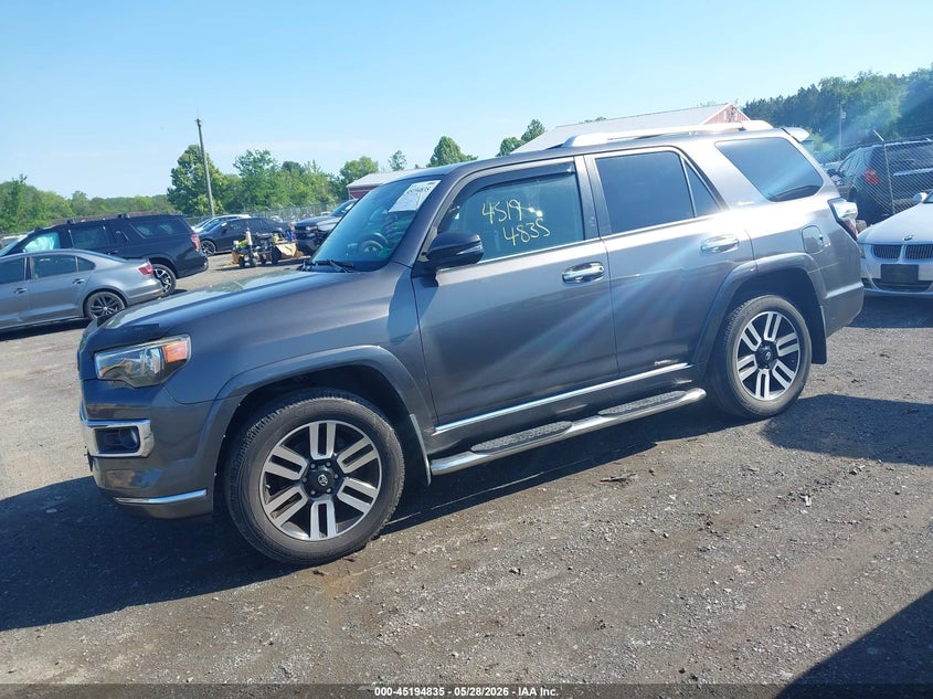 2016 Toyota 4runner VIN JTEBU5JR0G5310133 IAAI salvage auction — RIGHT FRONT, Salvage Title, sold $18,700 on 2026-07-07 (photo 2)