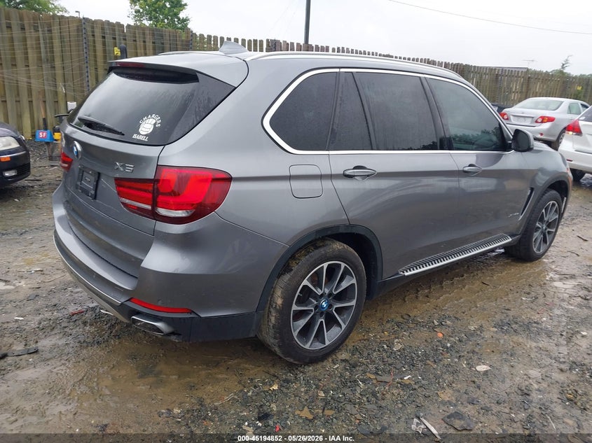2017 BMW X5 VIN 5UXKT0C32H0V97507 IAAI salvage auction — ENGINE DAMAGE, Clear (Virginia), sold $4,000 on 2026-07-20 (photo 4)