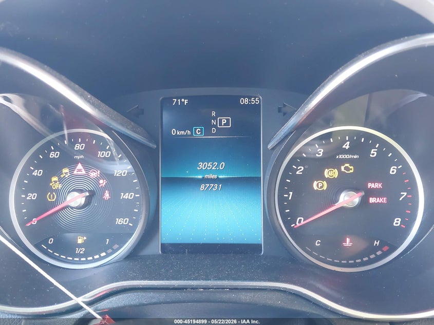 2022 Mercedes-benz Glc VIN W1N0G8DB8NV336780 IAAI salvage auction — FRONT END, Salvage (California), sold $5,500 on 2026-07-21 (photo 7)
