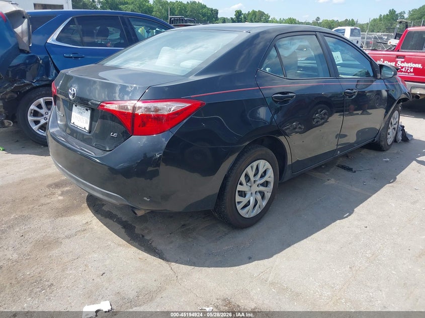 2019 Toyota Corolla VIN 5YFBURHE4KP865242 IAAI salvage auction — FRONT END, Salvage Title, sold $750 on 2026-07-13 (photo 4)