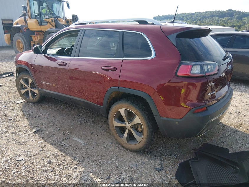 2019 Jeep Cherokee VIN 1C4PJMDX2KD157891 IAAI salvage auction — FRONT END, Salvage Title, sold $2,050 on 2026-07-24 (photo 3)