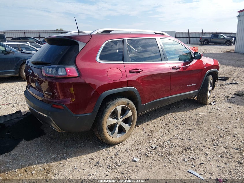 2019 Jeep Cherokee VIN 1C4PJMDX2KD157891 IAAI salvage auction — FRONT END, Salvage Title, sold $2,050 on 2026-07-24 (photo 4)