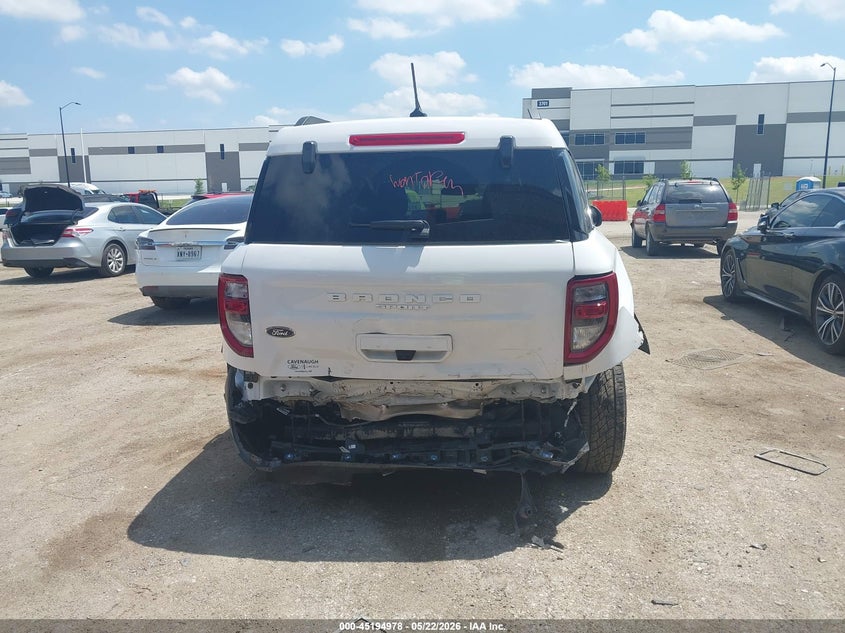2024 Ford Bronco sport VIN 3FMCR9B68RRF50788 IAAI salvage auction — REAR END, Original (Texas), sold $7,200 on 2026-07-28 (photo 6)