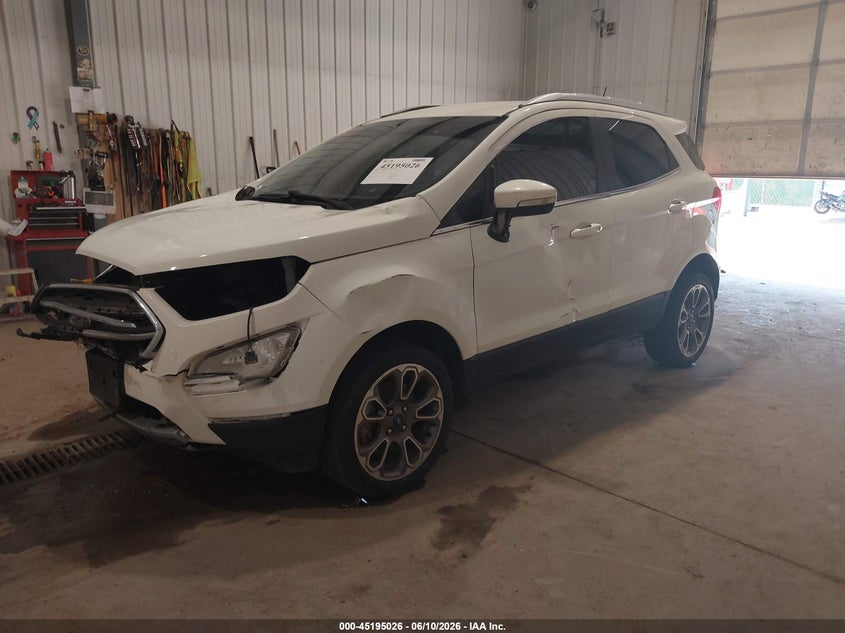 2020 Ford Ecosport VIN MAJ6S3KL3LC361440 IAAI salvage auction — FRONT END, Regular (South Dakota), sold $500 on 2026-07-28 (photo 2)