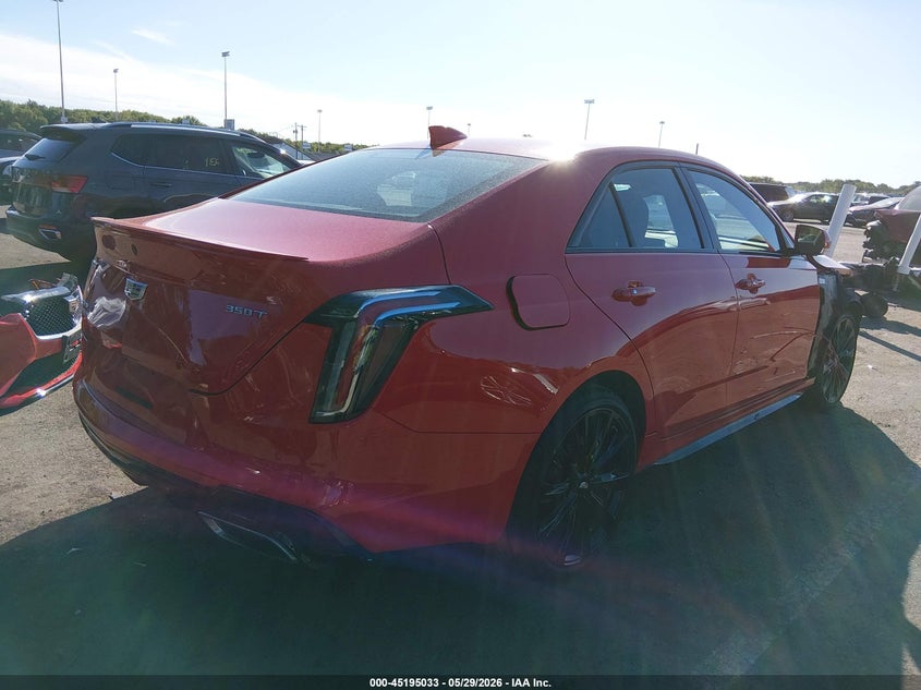 2020 Cadillac Ct4 VIN 1G6DG5RK1L0150432 IAAI salvage auction — FRONT END, Salvage Title, sold $9,800 on 2026-07-16 (photo 4)