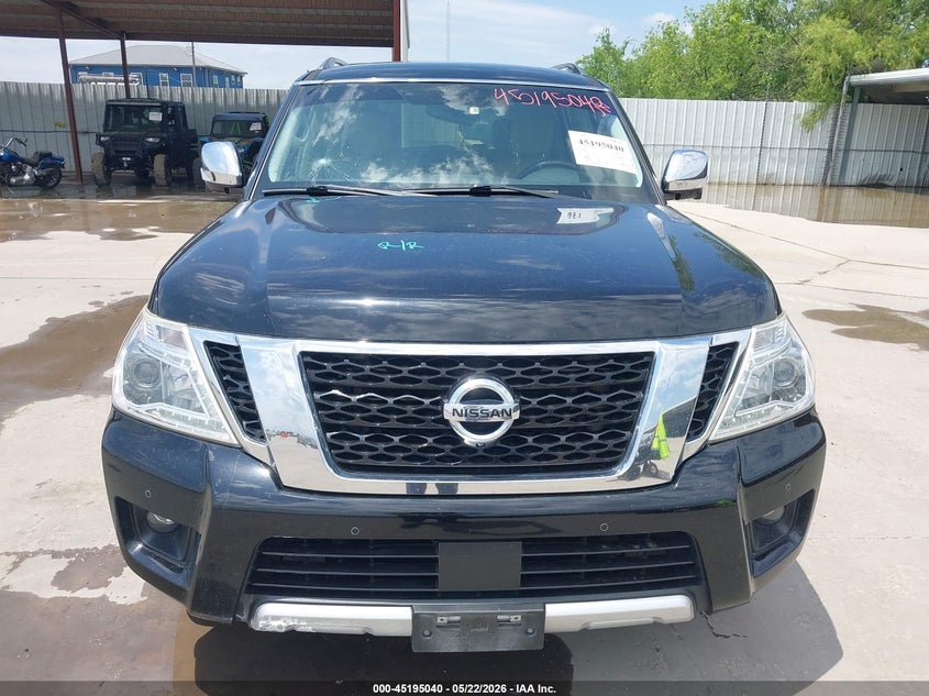2018 Nissan Armada VIN JN8AY2ND0J9055103 IAAI salvage auction — HAIL, Original (Texas), sold $6,450 on 2026-07-22 (photo 6)