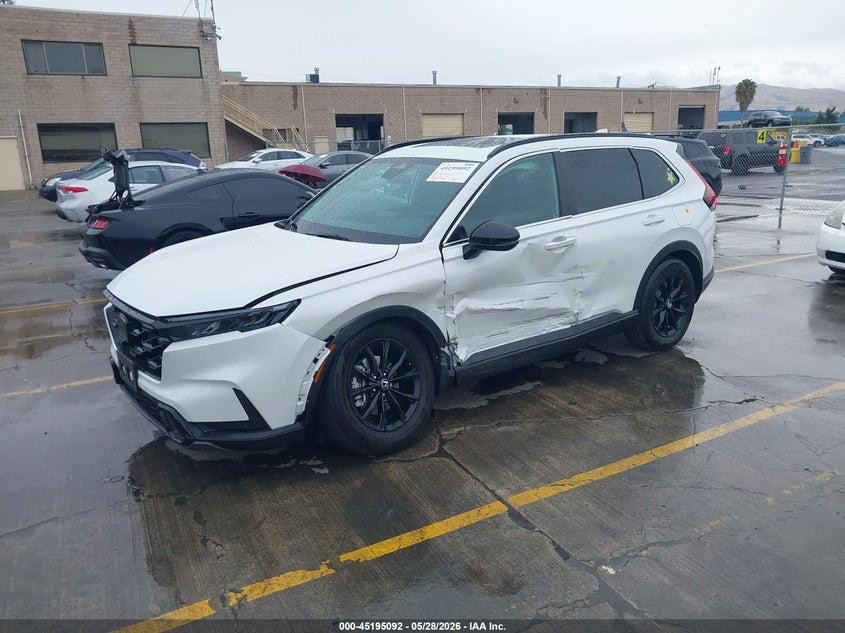2025 Honda Cr-v VIN 7FARS5H8XSE012528 IAAI salvage auction — LEFT SIDE, Salvage Title, sold $18,450 on 2026-07-13 (photo 2)
