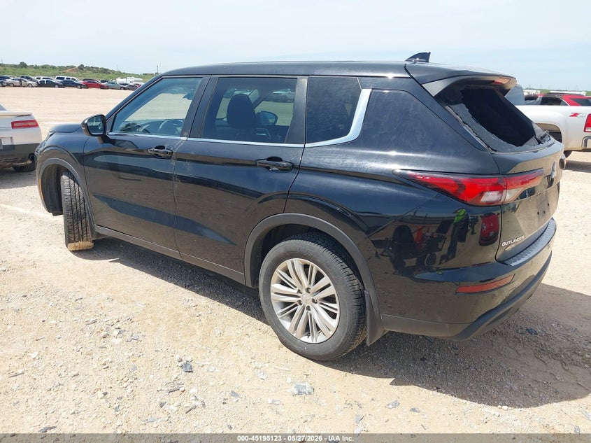 2022 Mitsubishi Outlander VIN JA4J4TA83NZ083502 IAAI salvage auction — HAIL, Salvage Title, sold $9,500 on 2026-07-30 (photo 3)