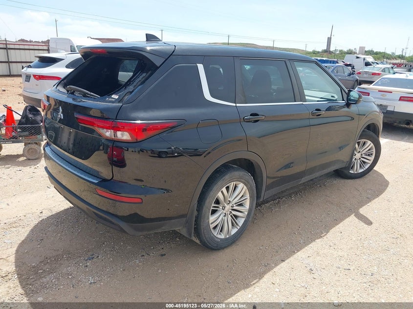 2022 Mitsubishi Outlander VIN JA4J4TA83NZ083502 IAAI salvage auction — HAIL, Salvage Title, sold $9,500 on 2026-07-30 (photo 4)