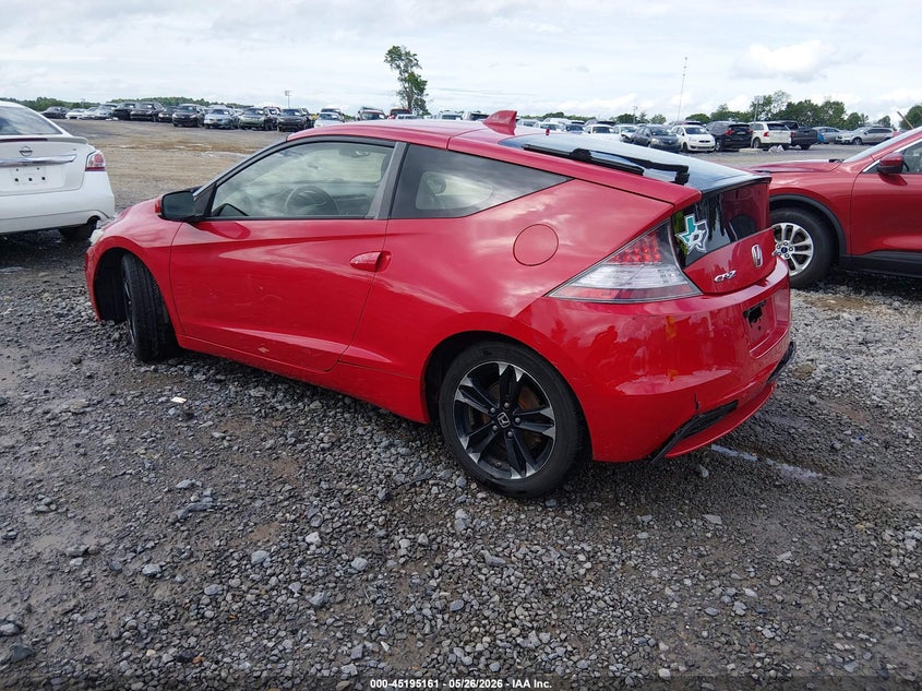 2014 Honda Cr-z VIN JHMZF1D64ES003228 IAAI salvage auction — REAR END, Salvage (West Virginia), sold $25 on 2026-07-29 (photo 3)