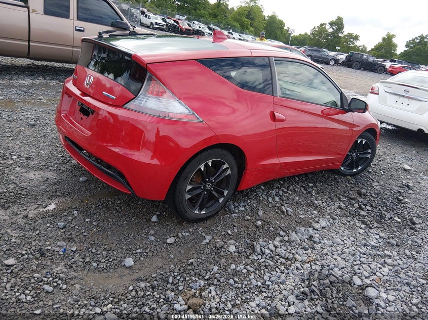 2014 Honda Cr-z VIN JHMZF1D64ES003228 IAAI salvage auction — REAR END, Salvage (West Virginia), sold $25 on 2026-07-29 (photo 4)