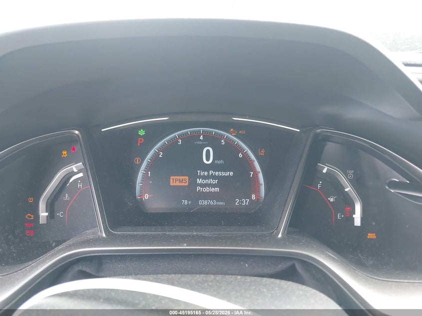 2021 Honda Civic VIN SHHFK7H99MU417462 IAAI salvage auction — FRONT END, Salvage Title, sold $6,100 on 2026-07-12 (photo 7)