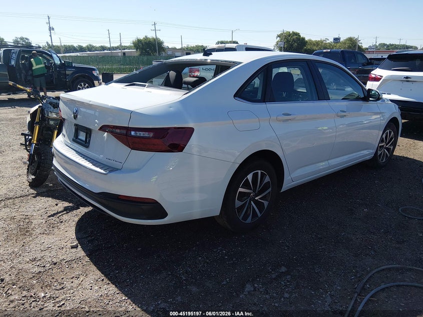 2023 Volkswagen Jetta VIN 3VW5M7BU7PM021693 IAAI salvage auction — HAIL, Salvage Title, sold $5,000 on 2026-07-09 (photo 4)