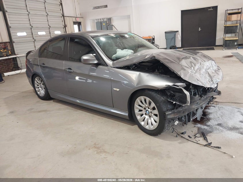 2009 BMW 3 series VIN WBAPH77509NM47152 IAAI salvage auction — FRONT END, Salvage (North Carolina), sold $450 on 2026-07-16 (photo 1)