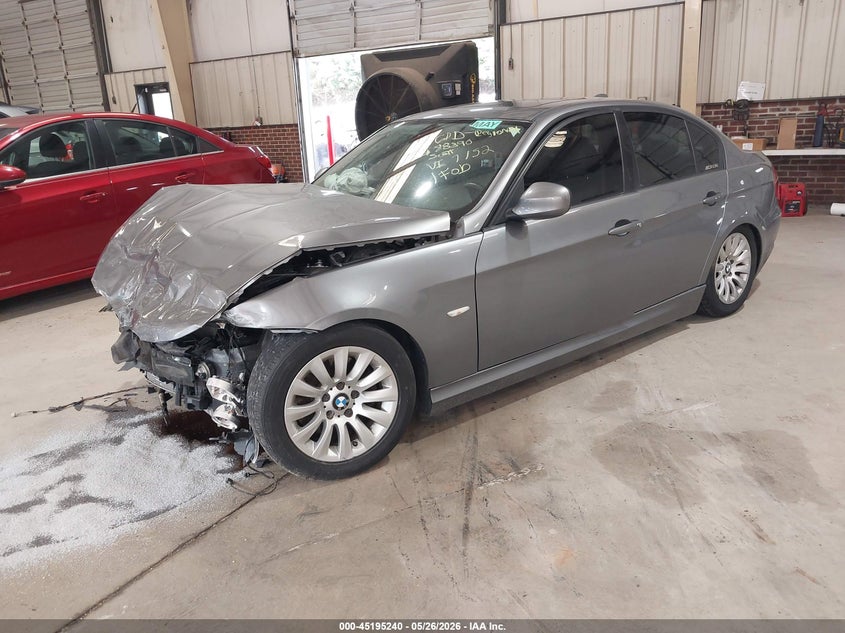 2009 BMW 3 series VIN WBAPH77509NM47152 IAAI salvage auction — FRONT END, Salvage (North Carolina), sold $450 on 2026-07-16 (photo 2)