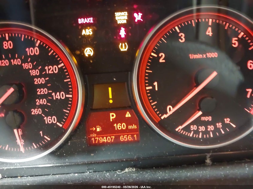 2009 BMW 3 series VIN WBAPH77509NM47152 IAAI salvage auction — FRONT END, Salvage (North Carolina), sold $450 on 2026-07-16 (photo 7)