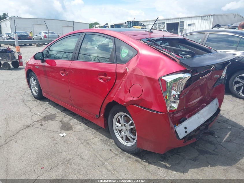 2010 Toyota Prius VIN JTDKN3DU9A5119453 IAAI salvage auction — REAR END, Salvage (South Carolina), sold $625 on 2026-07-08 (photo 3)