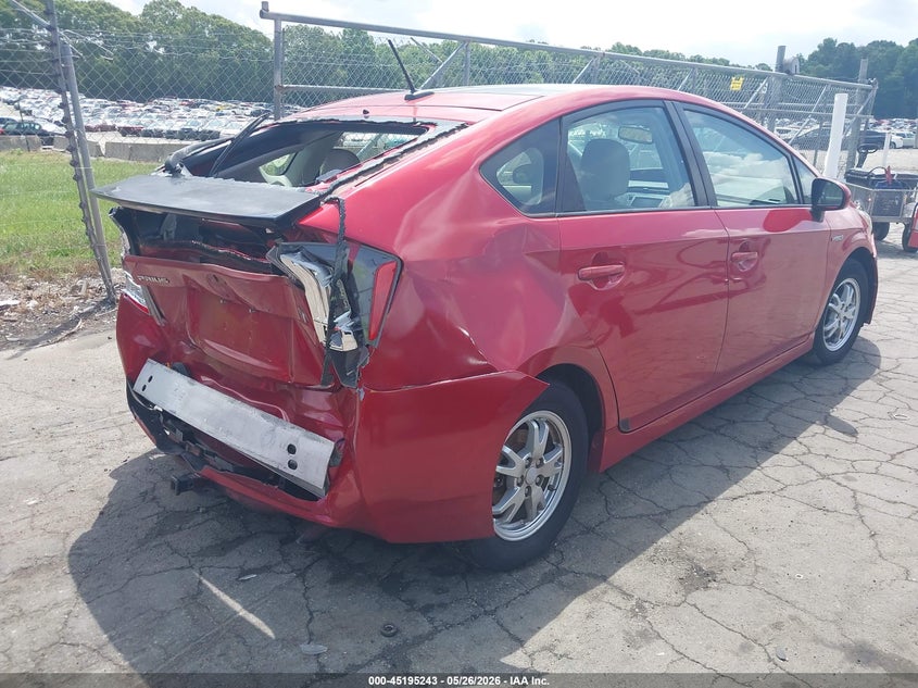 2010 Toyota Prius VIN JTDKN3DU9A5119453 IAAI salvage auction — REAR END, Salvage (South Carolina), sold $625 on 2026-07-08 (photo 4)