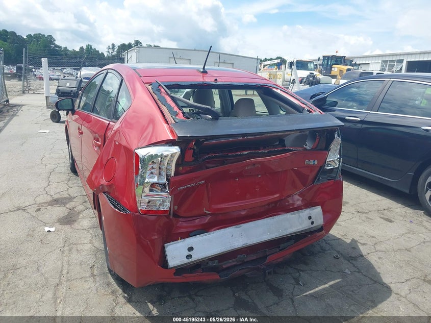 2010 Toyota Prius VIN JTDKN3DU9A5119453 IAAI salvage auction — REAR END, Salvage (South Carolina), sold $625 on 2026-07-08 (photo 6)