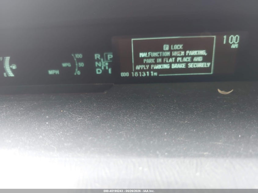 2010 Toyota Prius VIN JTDKN3DU9A5119453 IAAI salvage auction — REAR END, Salvage (South Carolina), sold $625 on 2026-07-08 (photo 7)