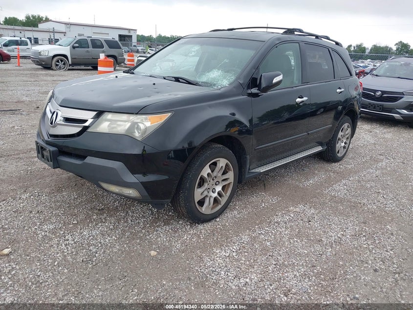 2008 Acura Mdx VIN 2HNYD28408H525538 IAAI salvage auction — HAIL, Clear (Missouri), sold $400 on 2026-07-27 (photo 2)