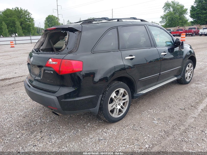 2008 Acura Mdx VIN 2HNYD28408H525538 IAAI salvage auction — HAIL, Clear (Missouri), sold $400 on 2026-07-27 (photo 4)