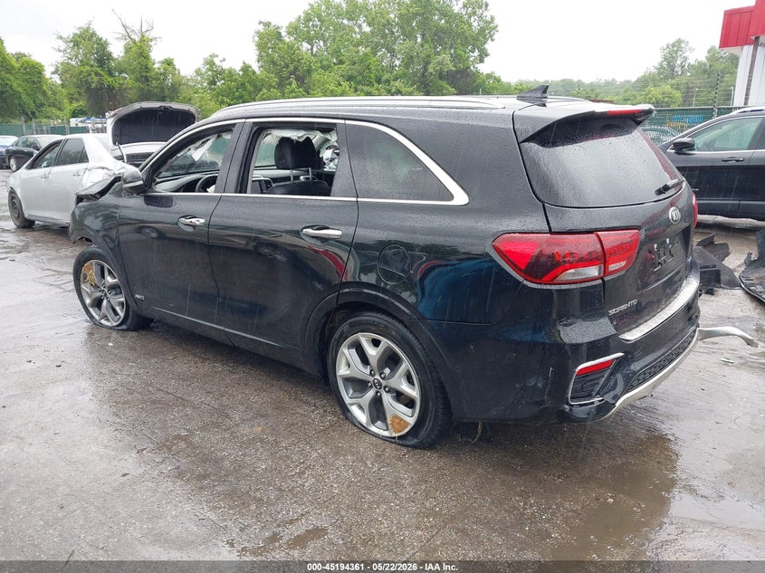 2020 Kia Sorento VIN 5XYPKDA5XLG689425 IAAI salvage auction — FRONT & REAR, Salvage - Greater Than 75% (Maryland), sold $1,450 on 2026-07-09 (photo 3)