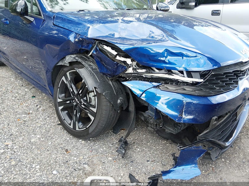 2022 Kia K5 VIN 5XXG64J27NG098809 IAAI salvage auction — FRONT END, Rebuildable (Florida), sold $4,500 on 2026-07-27 (photo 6)