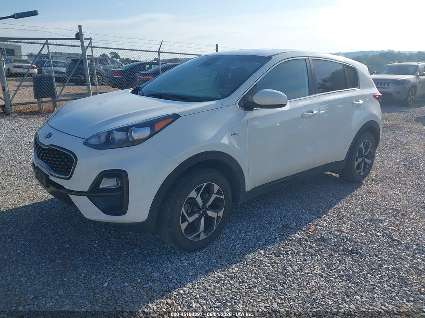 2020 Kia Sportage VIN KNDPMCAC9L7741093 IAAI salvage auction — HAIL, Clear (Missouri), sold $2,300 on 2026-07-27 (photo 2)