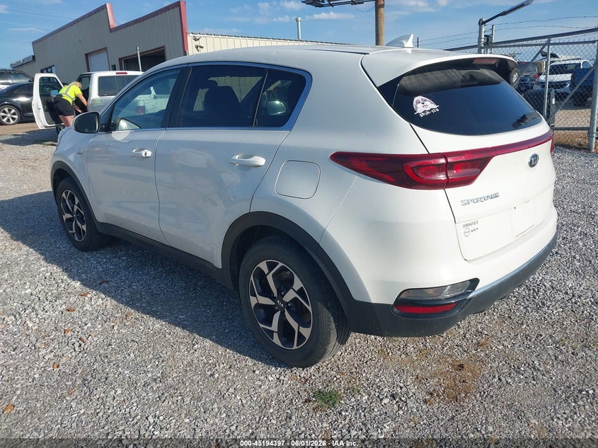 2020 Kia Sportage VIN KNDPMCAC9L7741093 IAAI salvage auction — HAIL, Clear (Missouri), sold $2,300 on 2026-07-27 (photo 3)