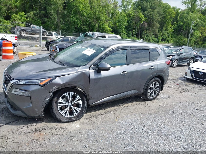 2023 Nissan Rogue VIN JN8BT3BA4PW420458 IAAI salvage auction — FRONT END, Salvage Title, sold $4,650 on 2026-07-11 (photo 2)