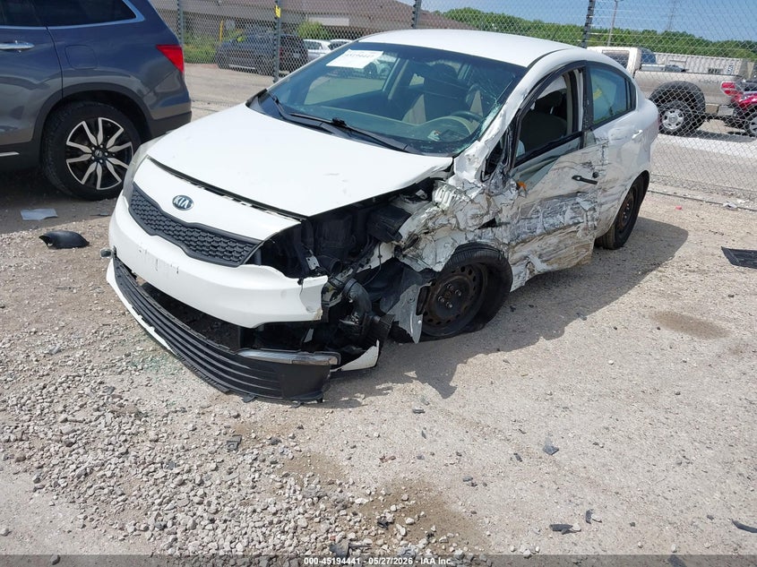 2017 Kia Rio VIN KNADM4A37H6025621 IAAI salvage auction — SIDE, Salvage Title, sold $525 on 2026-07-07 (photo 2)