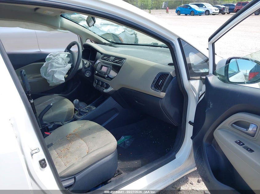 2017 Kia Rio VIN KNADM4A37H6025621 IAAI salvage auction — SIDE, Salvage Title, sold $525 on 2026-07-07 (photo 5)