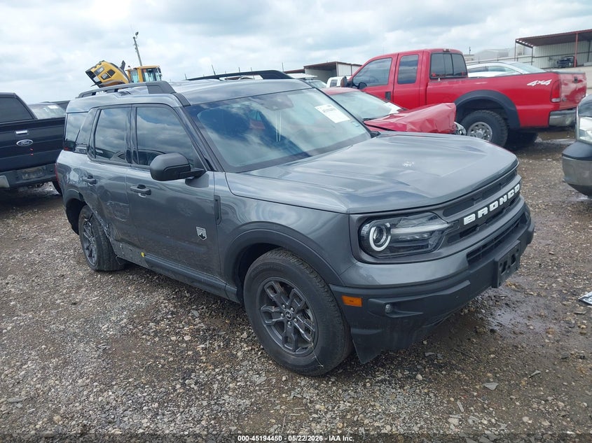 2024 Ford Bronco sport VIN 3FMCR9B60RRF14948 IAAI salvage auction — RIGHT SIDE, Wait Title, sold $10,000 on 2026-08-18 (photo 1)
