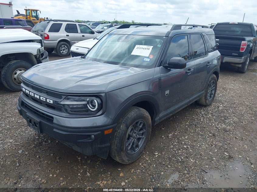 2024 Ford Bronco sport VIN 3FMCR9B60RRF14948 IAAI salvage auction — RIGHT SIDE, Wait Title, sold $10,000 on 2026-08-18 (photo 2)