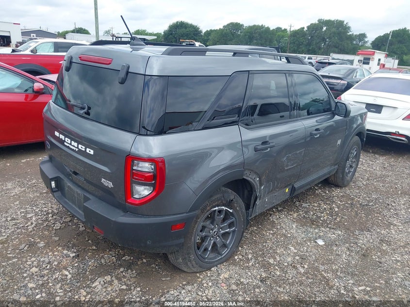 2024 Ford Bronco sport VIN 3FMCR9B60RRF14948 IAAI salvage auction — RIGHT SIDE, Wait Title, sold $10,000 on 2026-08-18 (photo 4)