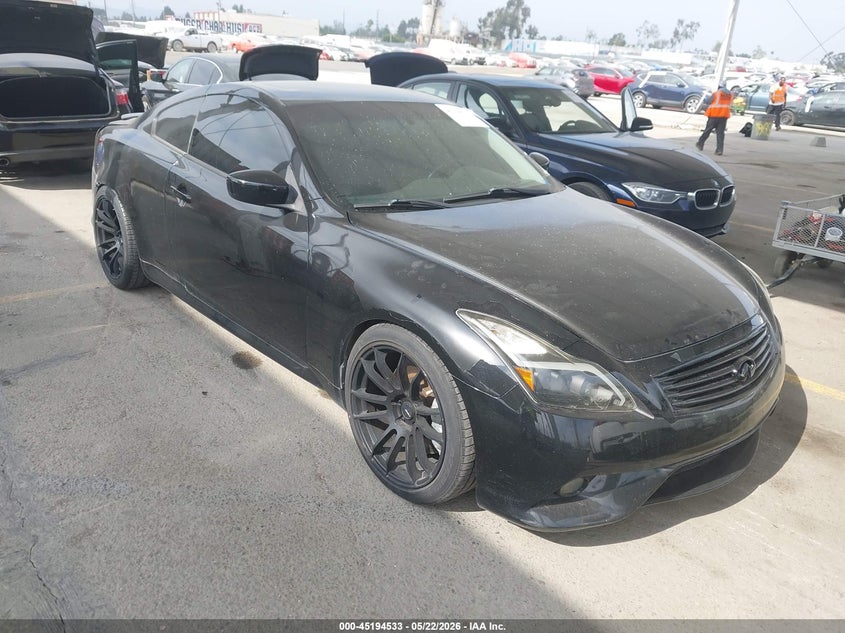 2013 Infiniti G VIN JN1CV6EK5DM900793 IAAI salvage auction — REAR END, Salvage (California), sold $2,050 on 2026-07-08 (photo 1)